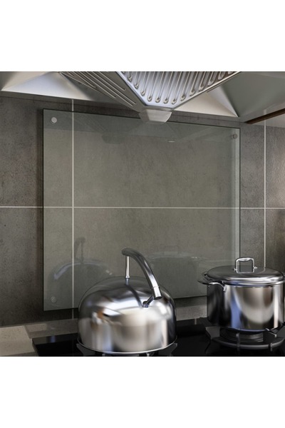 Concept Panou antistropi bucătărie transparent 70x60cm sticlă securiz.