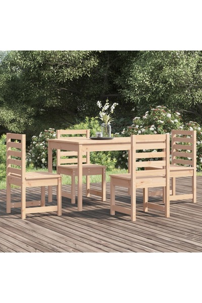 Concept Set de dining pentru grădină, 5 piese, lemn masiv de pin