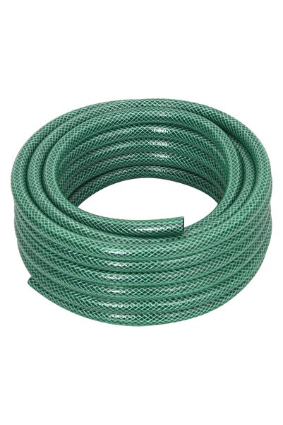 Concept Furtun de grădină cu set de racorduri, verde, 30 m, PVC