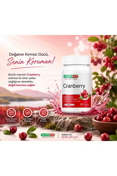 Nutrivita Nutrition Nutrivita Cranberry 60 Tablet