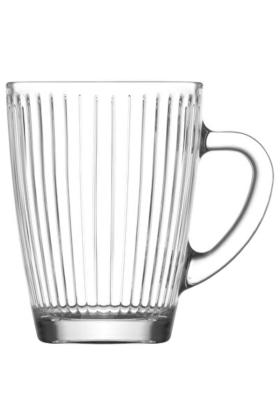 LAV Cana de sticla Hestia pentru 6 persoane, 400 ml, cu maner (cana de cafea/...