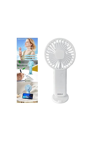 Bosphorus MİNİ FAN,ŞARJLI EL VANTİLATÖRÜ USB ÖZELLİKLİ 19cm
