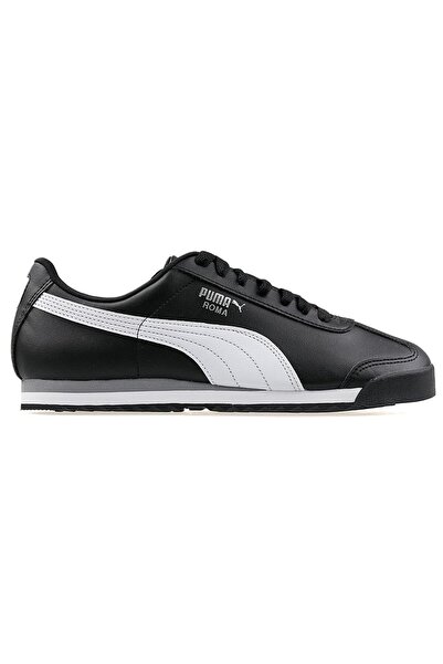 Puma Roma Basic Jr 353572 11 Pantofi sport pentru femei alb-negru