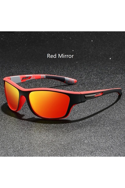 Choice F557(Red Mirror) Classic Outdoor Sports Sunglasses Men Women Cycling C...