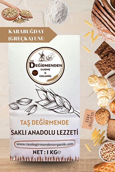 Taş Değirmenden Organik Karabuğday (Greçka) Unu (Gluten İçermez) - 1 Kilo