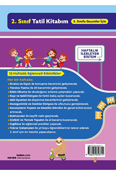 Tudem Tudem 2. Sınıf Tatil Kitabım 3. Sınıfa Geçenler Için