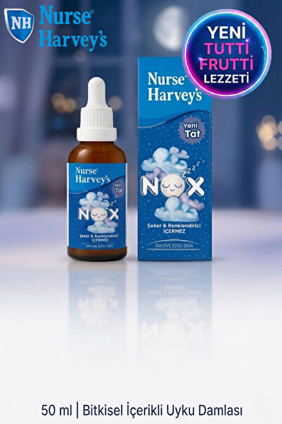 Nurse Harvey's Nox Bitkisel İçerikli Uyku Damlası 50 ml – (Çocuk ve Yetişkinl...