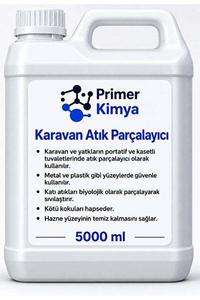 primer kimya Karavan Atık Parcalayıcı