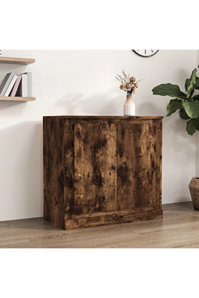 Concept Servantă, stejar afumat, 70x35,5x67,5 cm, lemn prelucrat
