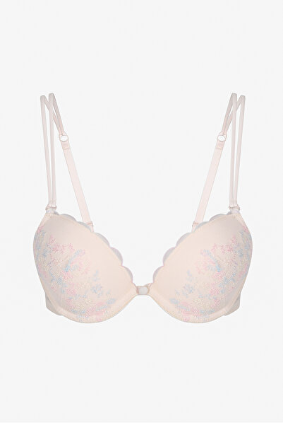 Penti Beige Wow Broderie Bra