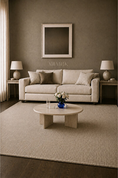 ArteMarble Arte Marble Traverten Silindir Orta Sehpa