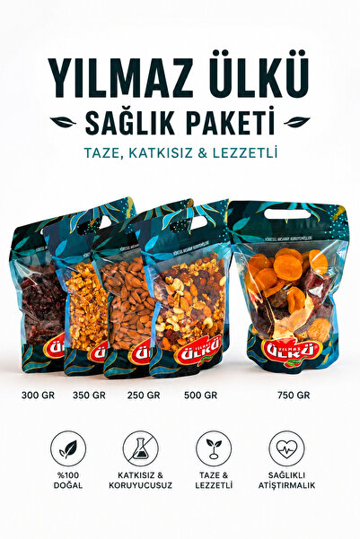 ÜLKÜ KURUYEMİŞ Doğal Sağlık Paketi 2 Kg