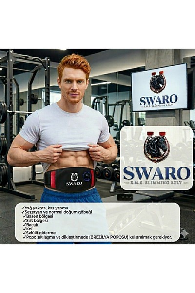 SWARO E.m.s. Kemeri,şarjlı Kemer, Titreşimli Kemer,sıkılaşma Kemeri,