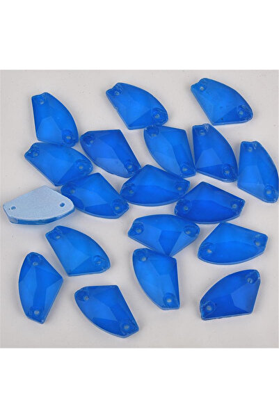 Gymo Premium struk kristal AX oblika 9*14mm N03 safir neon 45 kom.