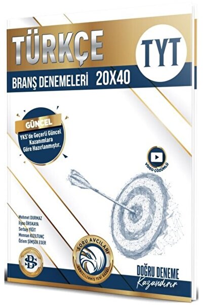 Anla Kazan Yayınları BilgiSarmal 2026 TYT Türkçe 20 x 40 Branş Denemeleri
