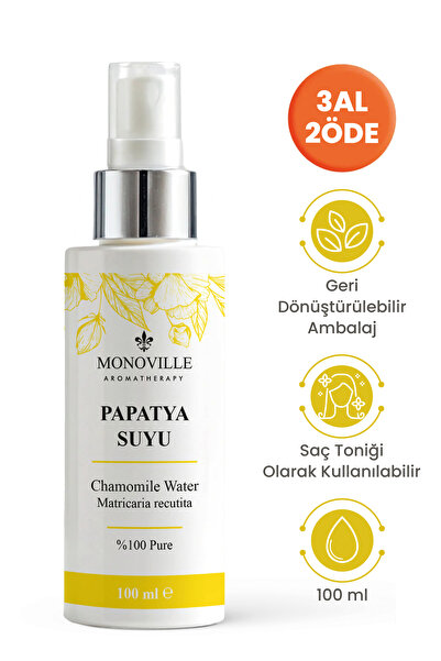 Monoville Papatya Suyu 100 ml Sprey Başlıklı (Chamomile Water)