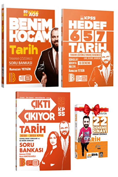 Yargı Yayınları Benim Hocam Ramazan Yetgin 2026 KPSS Çıktı Çıkıyor Tarih Soru...