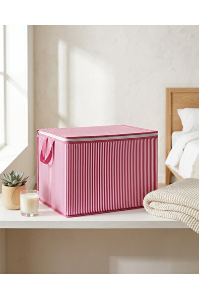 SORA HOME Mini Boy Hurç Çok Amaçlı Düzenleyici Saklama Kutusu 40x30x45 Cm