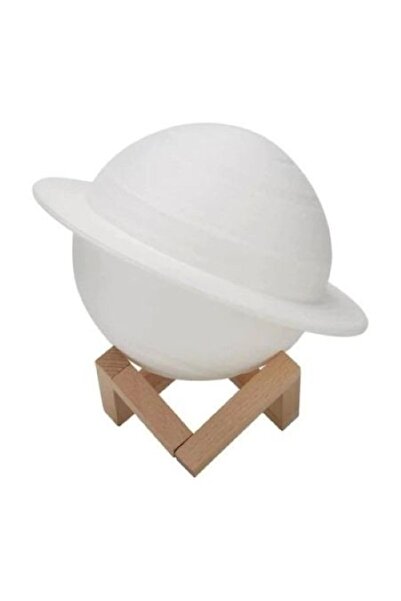 eMazing Lampă de noapte 3D în formă de Saturn, eMazing, cu baterii, 15 cm, cu...