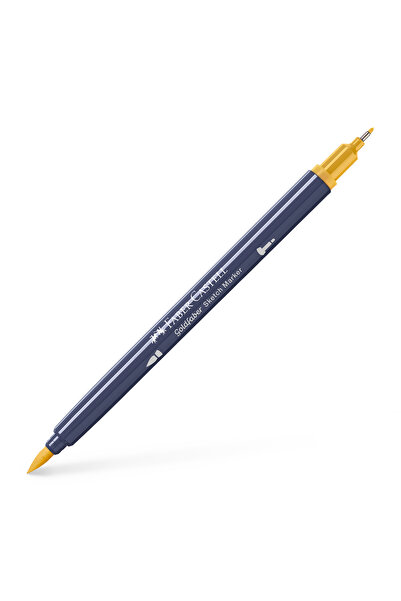 Faber Castell Marker pentru schițe cu 2 vârfuri, Ocre deschis 183, GOLDFABER ...