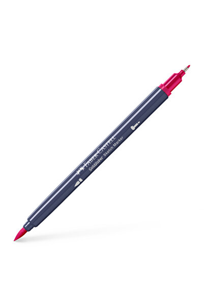 Faber Castell Marker pentru schițe cu 2 vârfuri, Roz carmin 127, GOLDFABER FA...