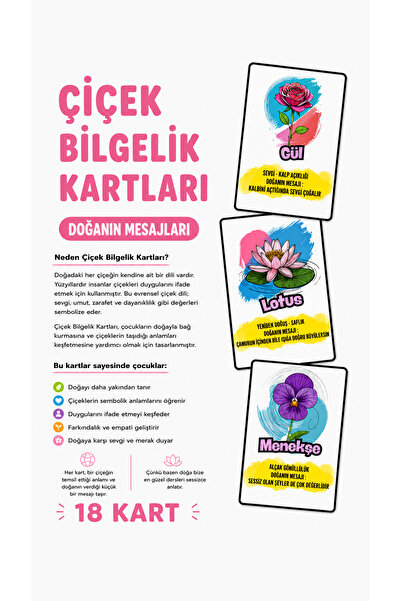 Yogatoon Kids World بطاقات الحكمة الزهرية للأطفال - بطاقات تعليمية لرسائل الط...