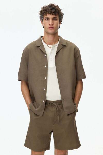 H&M Regular Fit Linen-blend shorts
