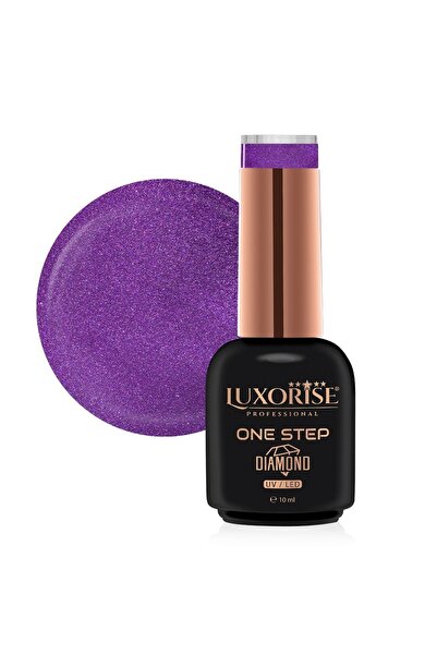 LUXORISE Ημιμόνιμο βερνίκι νυχιών One Step Diamond Purple Star 10ml,