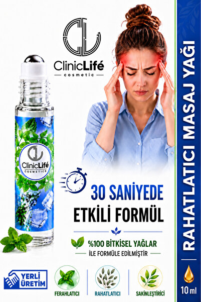 cliniclife Mintfresh rahatlatıcı Mentollü Masaj Roll-on 10 ml