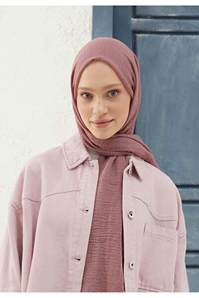 Freshscarfs Bürümcük Şal Gül Kurusu