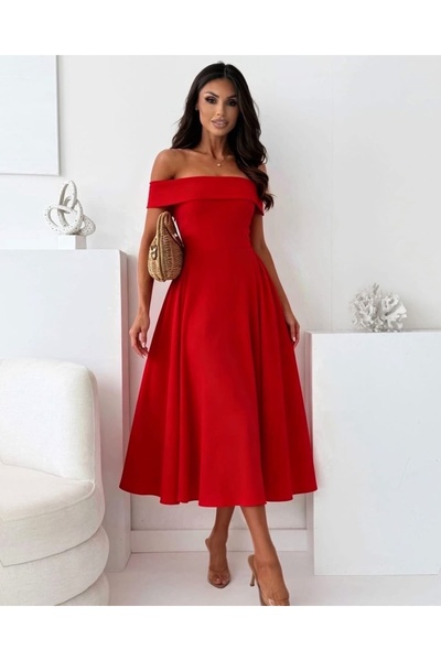 ADAMODA.RO Rochie lungă elegantă cu umerii goi
