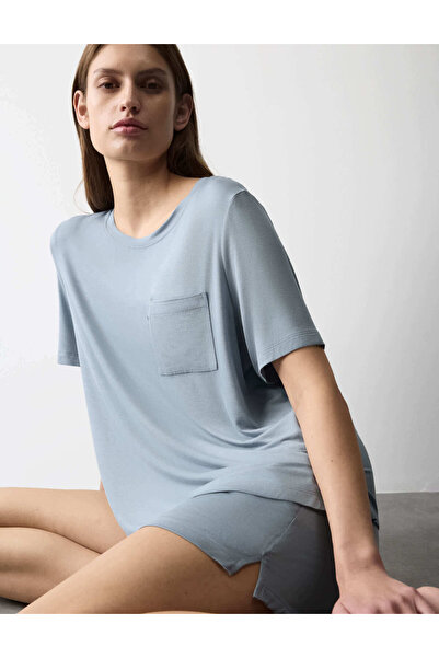 Marks & Spencer Pamuklu Cepli Pijama Üstü