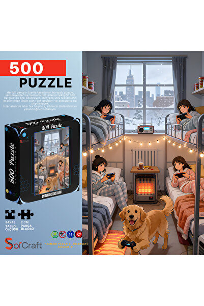 Soi Craft 500 Parça Puzzle Oyun Gecesi Dostluğu #229