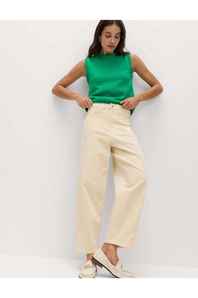 Marks & Spencer Yüksek Bel Carrot Leg Jean Pantolon