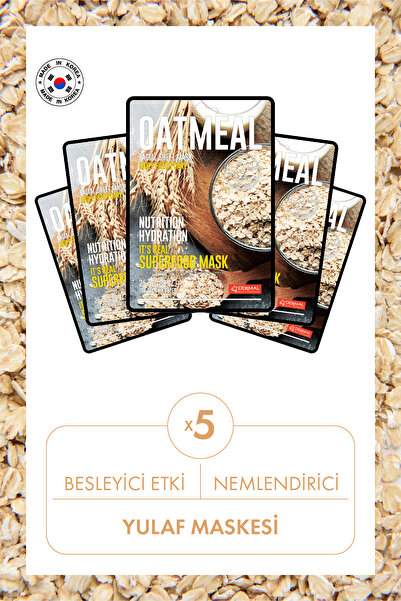 Dermal Nourishing and Moisturizing Oat Mask X5 Pieces