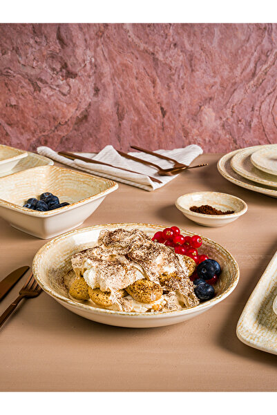 Bonna Patera Matt Gourmet 12 Adet 13 cm 220 cc Porselen Çukur Tabak