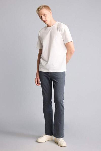 DeFacto Sergio Regular Fit Normal Fit Κανονικό τζιν παντελόνι με σωλήνα μέσης...