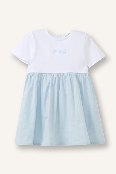 DeFacto Desenli Elbise Kız Bebek H2173A526SM