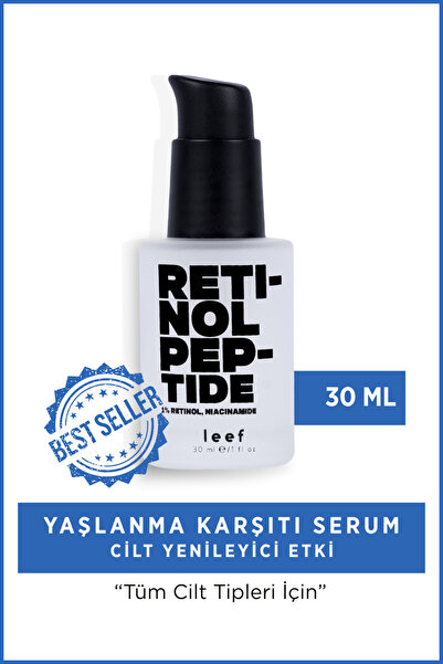 Leef Retinol Peptide Serumu – %1 Retinol, Peptit & Centella, İnce Çizgi ve Ci...