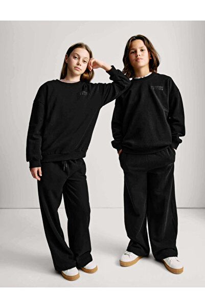 Marks & Spencer Geniş Paçalı Pamuk Karışımlı Jogger Pantolon (2-16 Yaş)