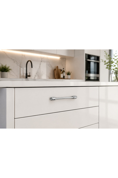 Haskan Alp Kulp 96mm/128mm Krom. Dolap, Çekmece ve Mobilya için