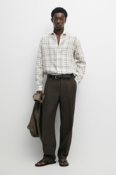 Massimo Dutti 100% keten Gömlek