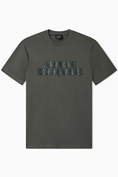 Armani Exchange Erkek Bisiklet Yaka T-Shirt Çok Renkli