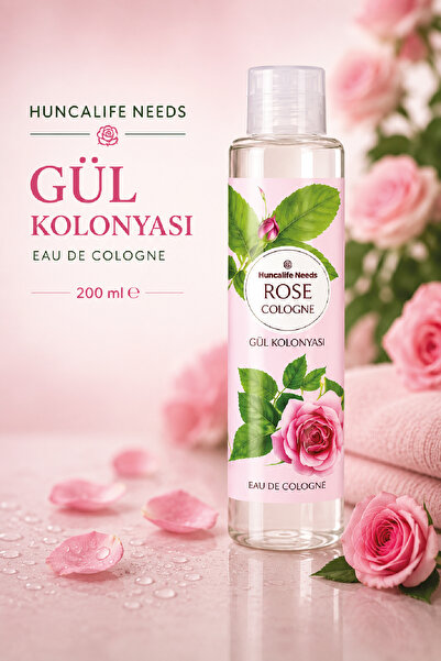 Huncalife Needs Gül Kolonyası 200 ml