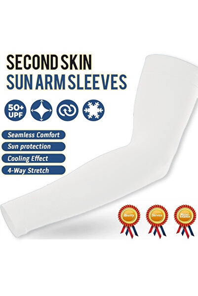 Choice16 1Pair-B 2Pcs Unisex Cooling Arm Sleeves Cover Sports Running UV Sun ...