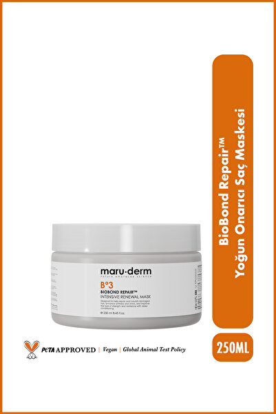 Maru.Derm BioBond Repair™ Yoğun Onarıcı Saç Maskesi – Hasar Onarıcı Keratin &...