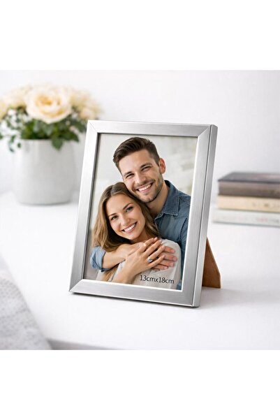 sanalbayim Dekoratif Ahşap Metalik Fotoğraf Çerçevesi