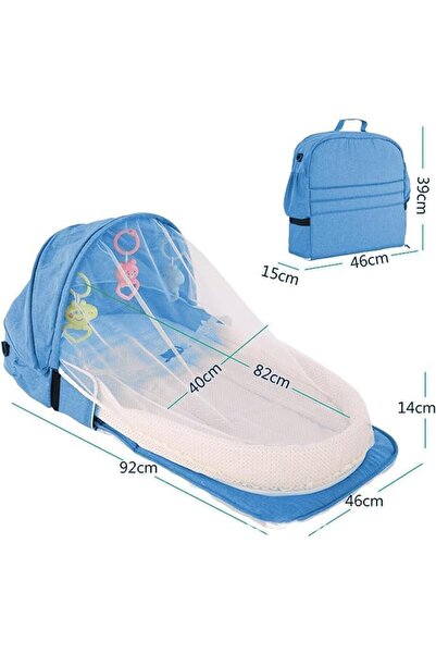 Arabest Baby Nest with Mosquito Net,Portable Baby Lounger,Multi-function Fold...