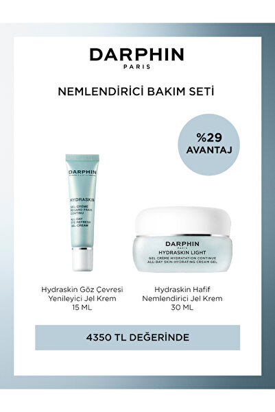 Darphin Nemlendirici Bakım Seti - Hydraskin Hafif Nemlendirici Jel Krem 30 ML...