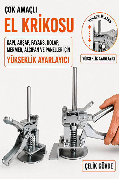 pratikmen Çok Amaçlı El Krikosu Ahşap, Fayans, Dolap ve Paneller için Yüksekl...